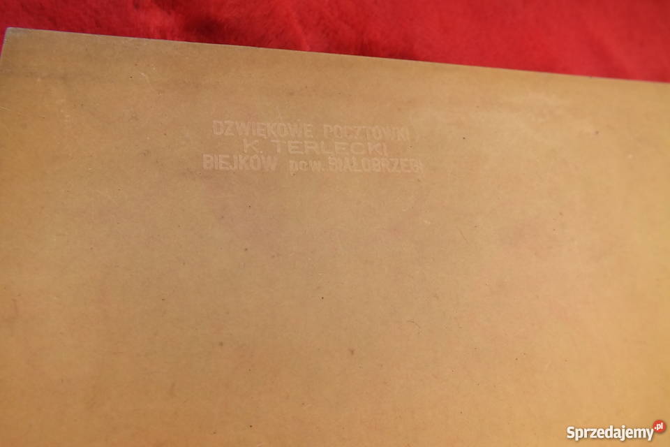 Stara pocztówka dźwiękowa THE WINGS