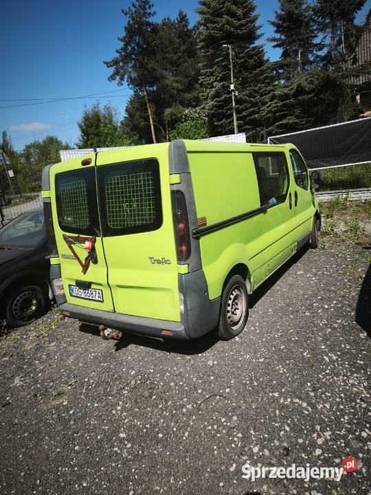 Bus Renault Trafic 2006r Zielony Long Chełmek