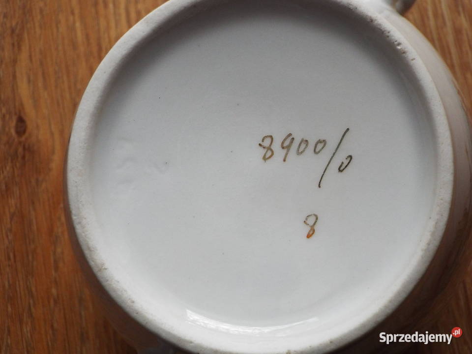 Cukiernica z białej porcelany Będzin