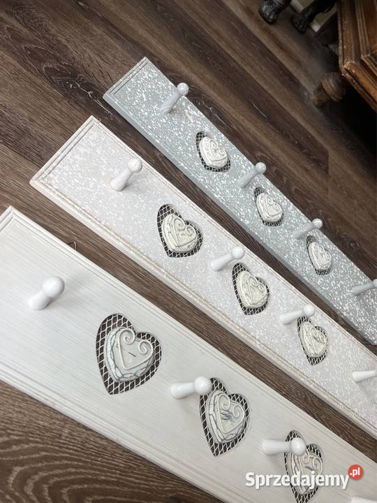 Vintage Glamour ramka foto wieszak półka serce Bystrzyca Kłodzka