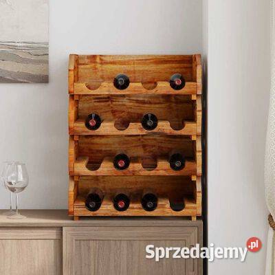 vidaXL Zestaw 4 stojaków na 16 butelek wina Warszawa sprzedam