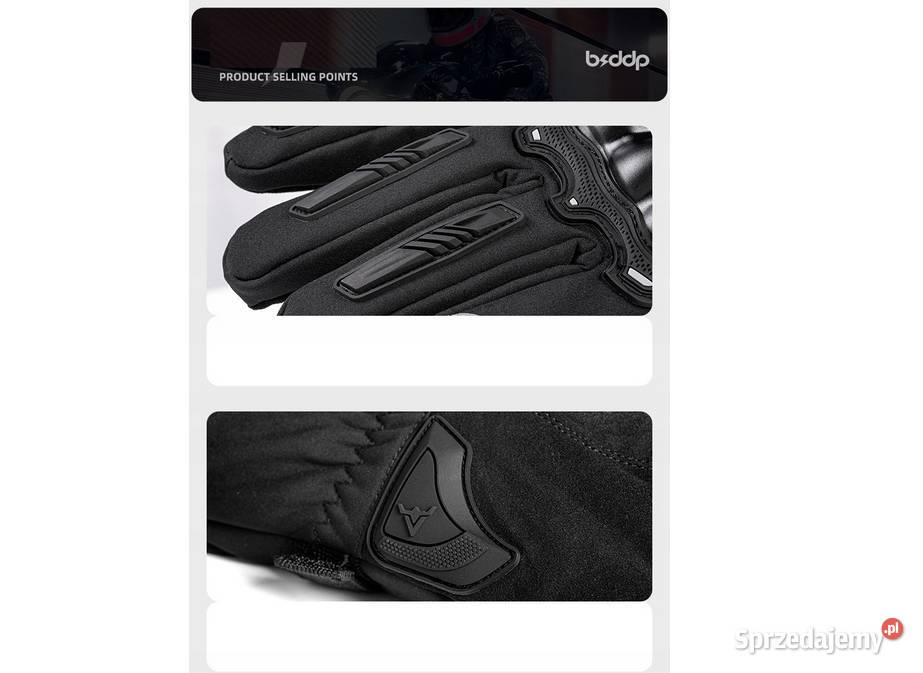 Rękawice zimowe motocyklowe wodoodporne CROSS XL