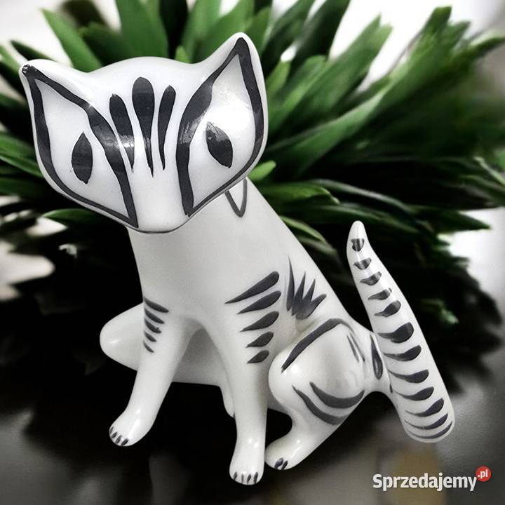 Kot Art Deco Hollohaza Istvan Torma pikas lata Antyki, Sztuka, Kolekcje Warszawa