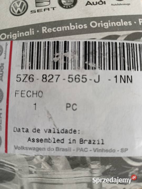 Zamek tylnej klapy bagażnika VW Volkswagen zachodniopomorskie Koszalin