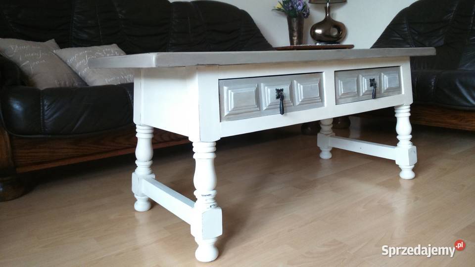 Stolik kawowy ława szafka RTV Shabby Chic mazowieckie Warszawa