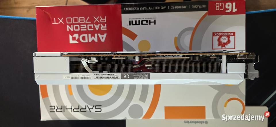 Saphire RX 7800 XT 16GB mocna karta do gier SAPPHIRE śląskie Jastrzębie-Zdrój