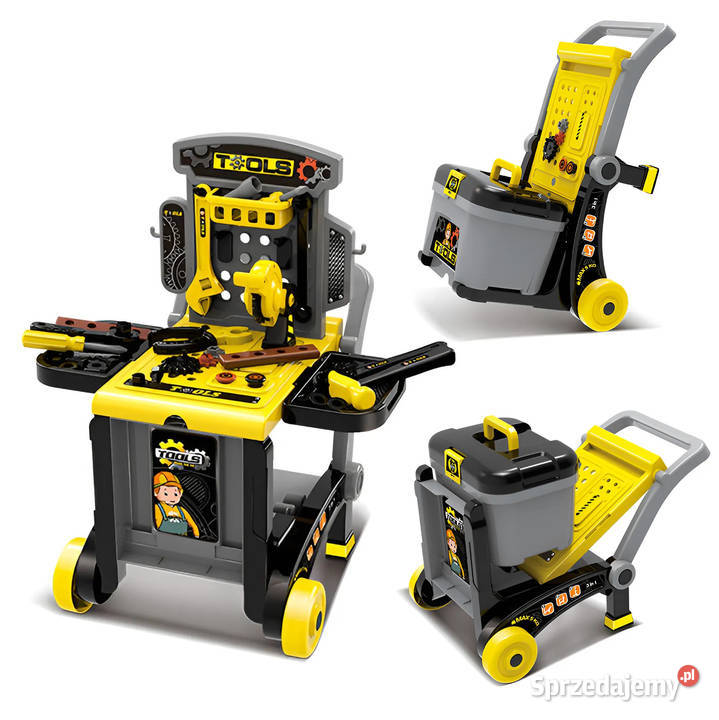 Warsztat majsterkowicza dzieci 3w1 z narzędziami Smogorzów