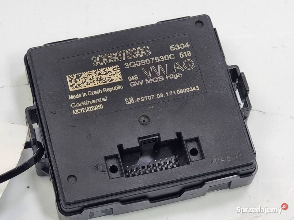MODUŁ VOLKSWAGEN GOLF VII 3Q0907530G GATEWAY osobowe kujawsko-pomorskie Lipno