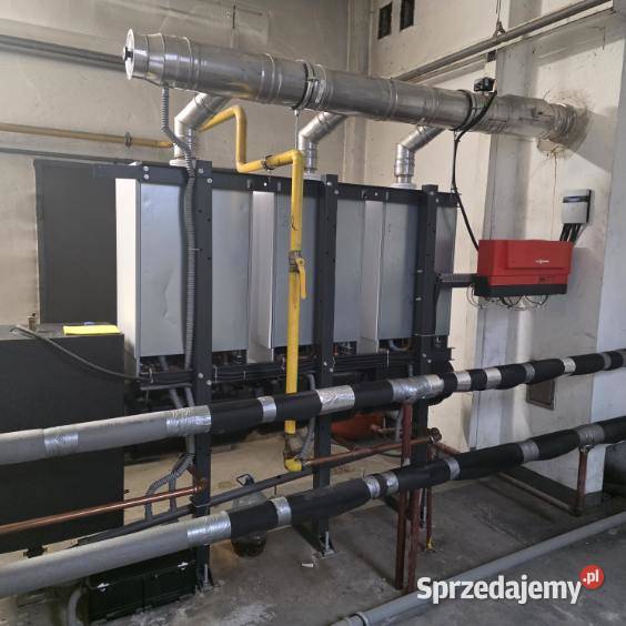 Viessmann kaskada kotłów gaz 3x60kW serwisowane wielkopolskie Poznań