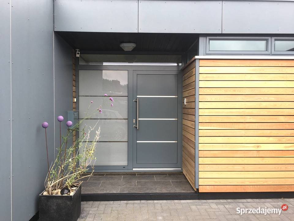 Okna aluminiowe Schco z ukrytym skrzydłem AWS Nowy Sącz