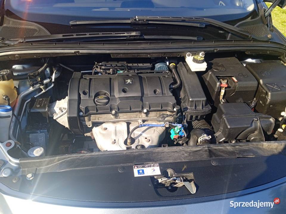 Peugeot 307 16 BenzynaKlimatyzacja210Prrzebieg welurowa tapicerka Łagów