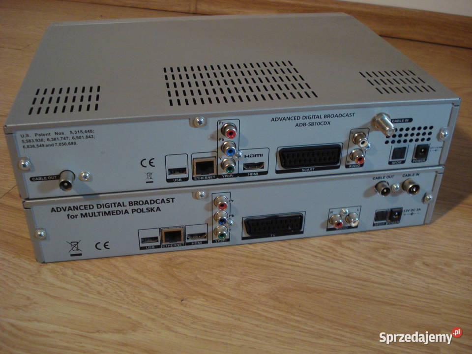 Dekodery ADB 5810CDX MMP 5800C Multimedia Gdynia sprzedam