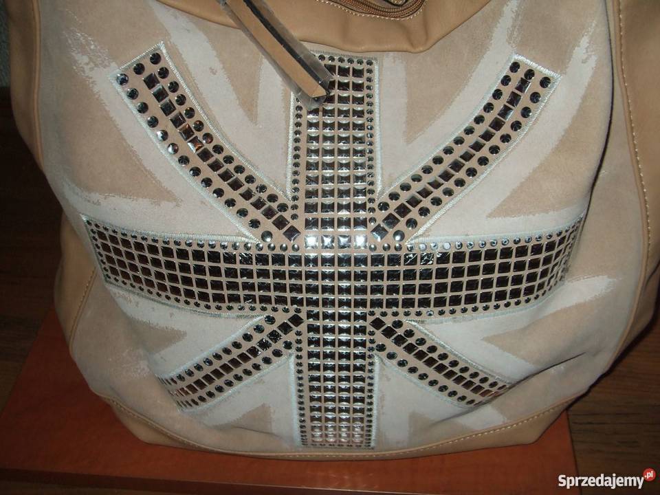 TOREBKA NOWA DUŻA SKÓRA EKO ZAMSZ PREZENT Torby i torebki podlaskie Białystok