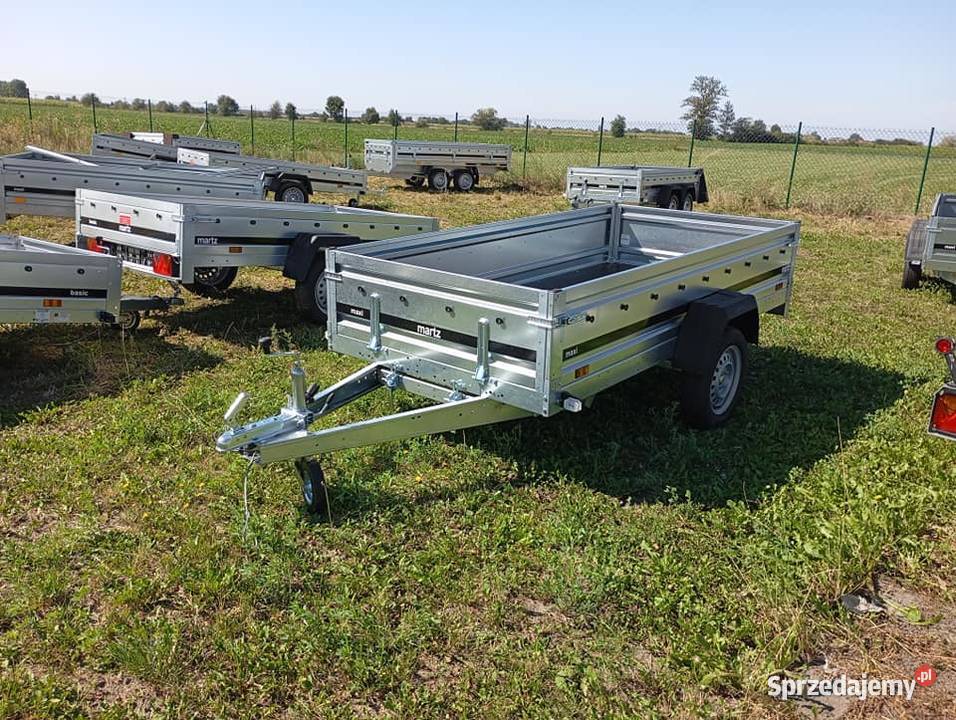Przyczepa samochodowa Martz kiper Maxi 264x126 pełny VAT wielkopolskie Września sprzedam