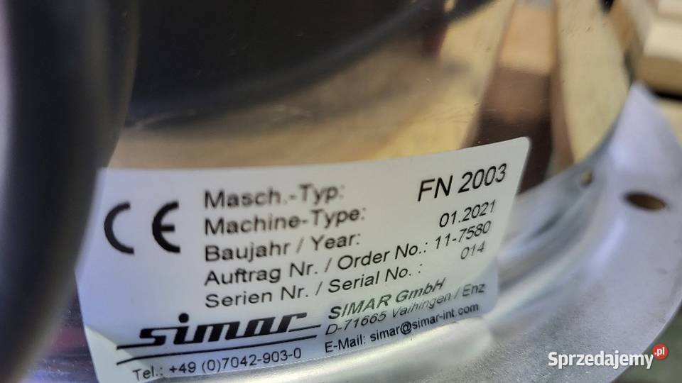 Zaciąg tworzywa podajnik granulatu Simar FN 2003 Białogard