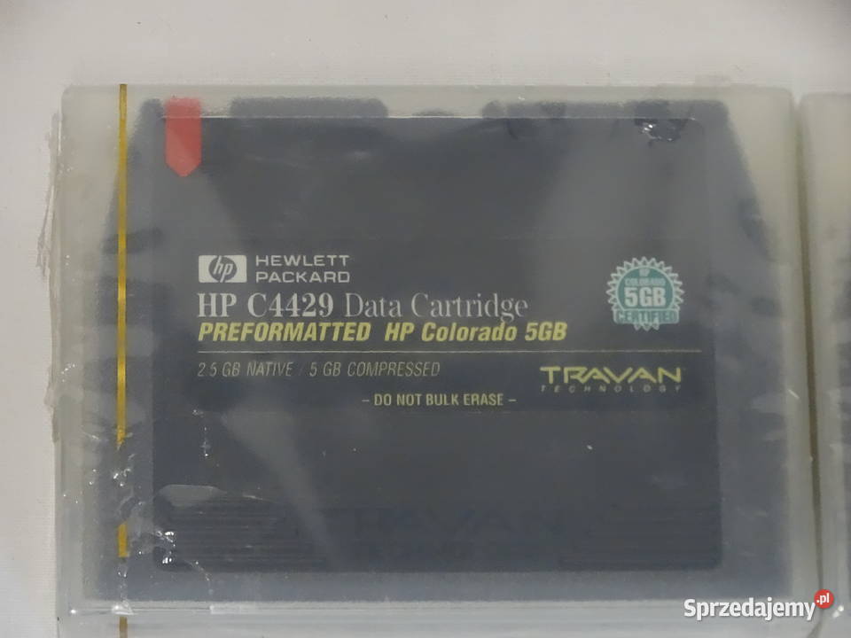 Data Cartridge HP C4429 Travan Colorado 5GB Biłgoraj