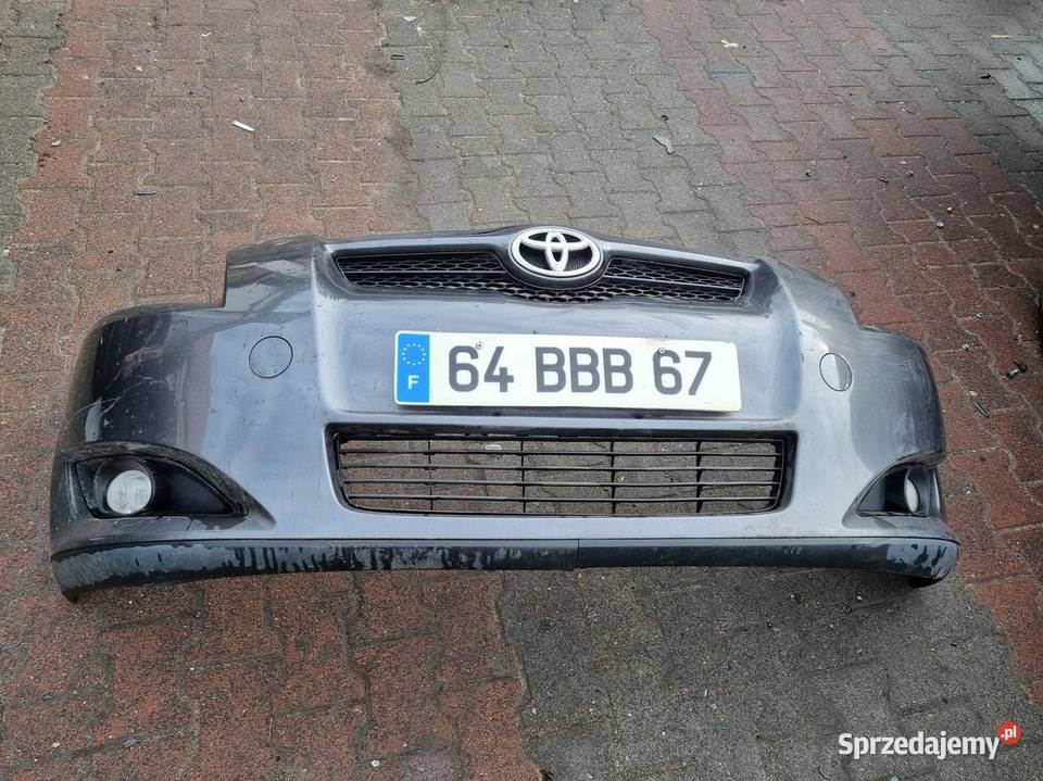 ZDERZAK PRZEDNI PRZÓD HALOGENY TOYOTA AURIS I osobowe