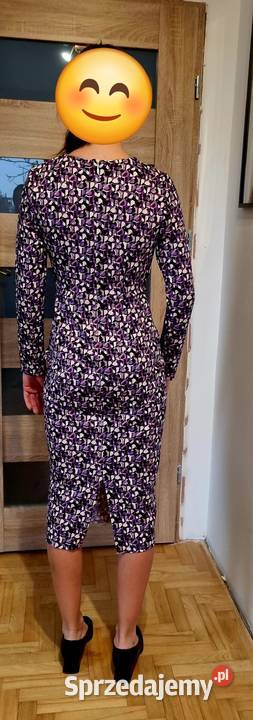 sukienka midi 3638 reko vintage Warszawa