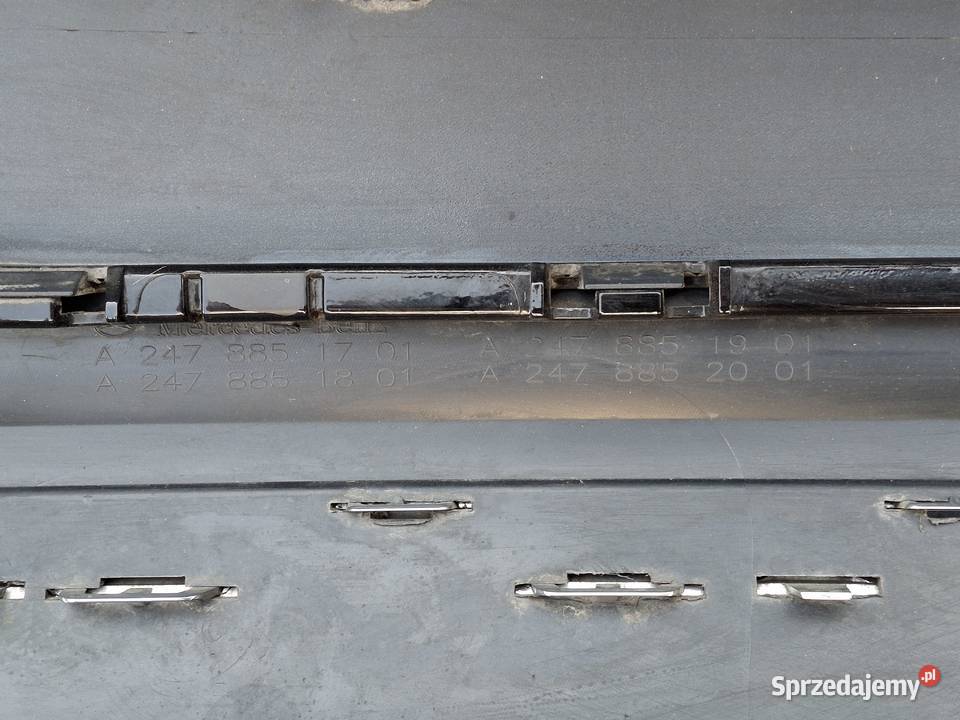 MERCEDES BKLASA W247 ZDERZAK TYŁ TYLNY DOKŁADKA Bieleń sprzedam