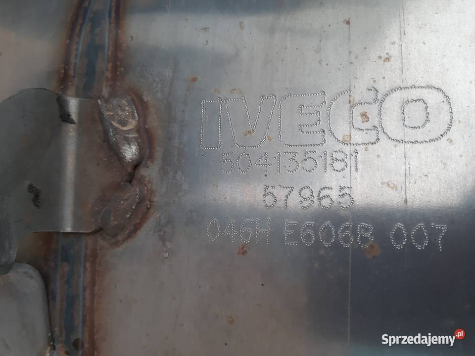 IVECO EUROCARGO KATALIZATOR TŁUMIK 504135181 lubuskie Trzciel sprzedam