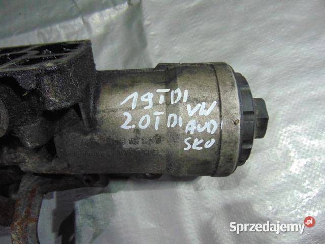 OBUDOWA FILTRA OLEJU VW AUDI SKODA 19 20 TDI Obudowy filtrów Motoryzacja
