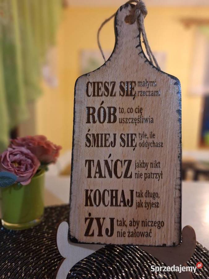 Deseczka okolicznościowa z grawerem