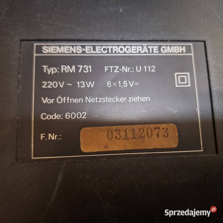 radio simens stereo Rzeszów