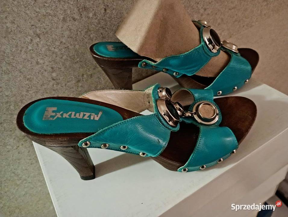 Buty drewniaki damskie Exkluzive Biłgoraj