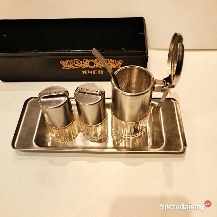 Zestaw do przypraw z prlu vintage Pozostałe łódzkie Łódź