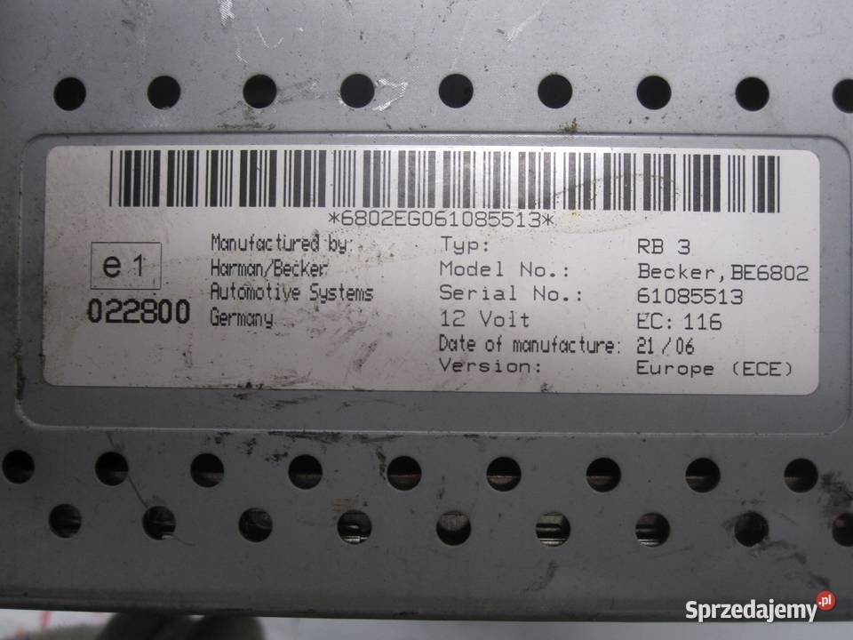 JEEP CHEROKEE III LIFT 06r radio CD P05064119AB Sprzęt audio fabryczny Kielce