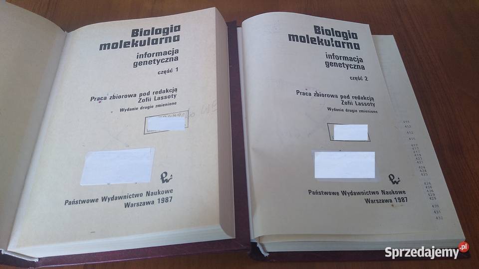 Biologia molekularna informacja genetyczna 12 twarda Podręczniki pomorskie Gdańsk