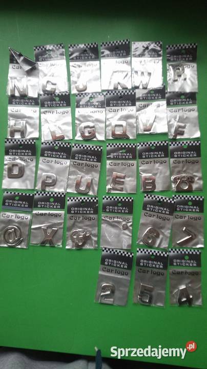 Literki samoprzylepne Warszawa