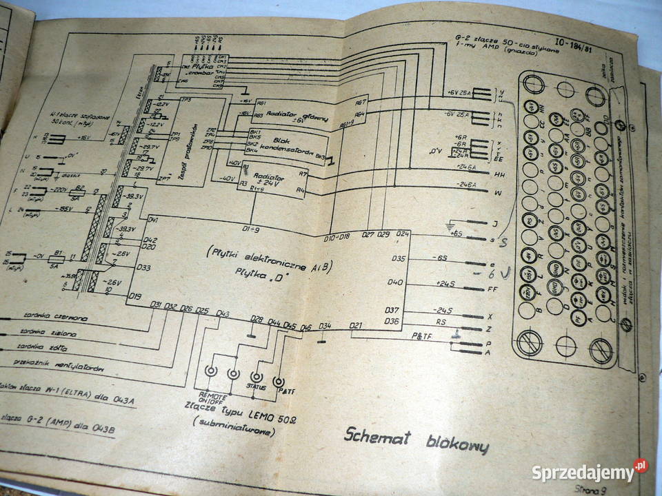 zasilacz stabilizowany firmy Polon Elektronika Radom