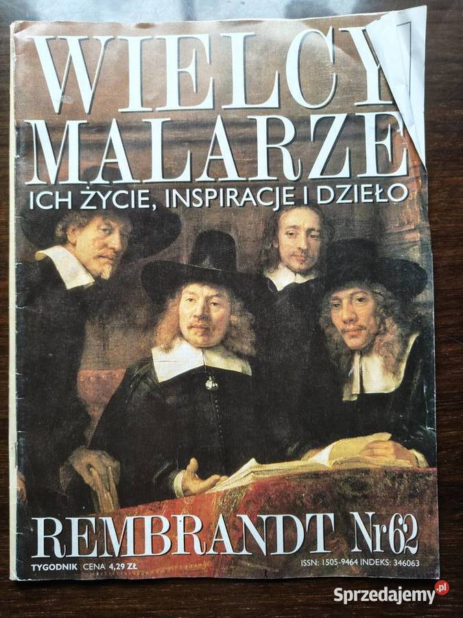 Rembrandt 62 Wielcy malarze ich życie inspiracje Kraków sprzedam