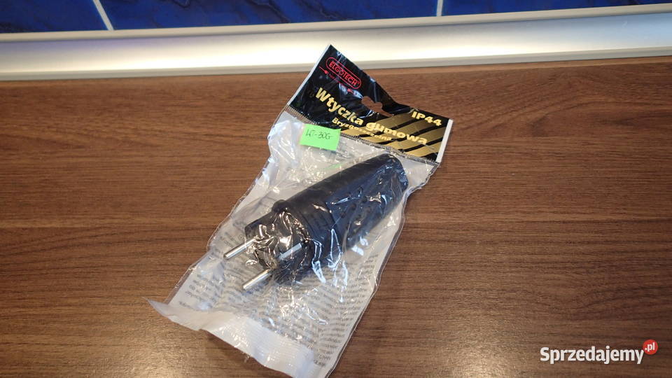 Wtyczka gumowa 16A 250V zu IP44 30GL hermetyczna