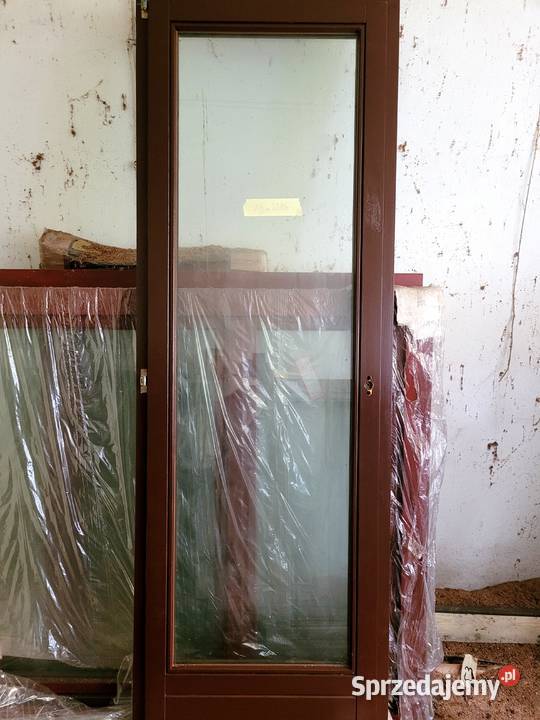 okno drzwi drewniane balkonowe 75x225 Turawa