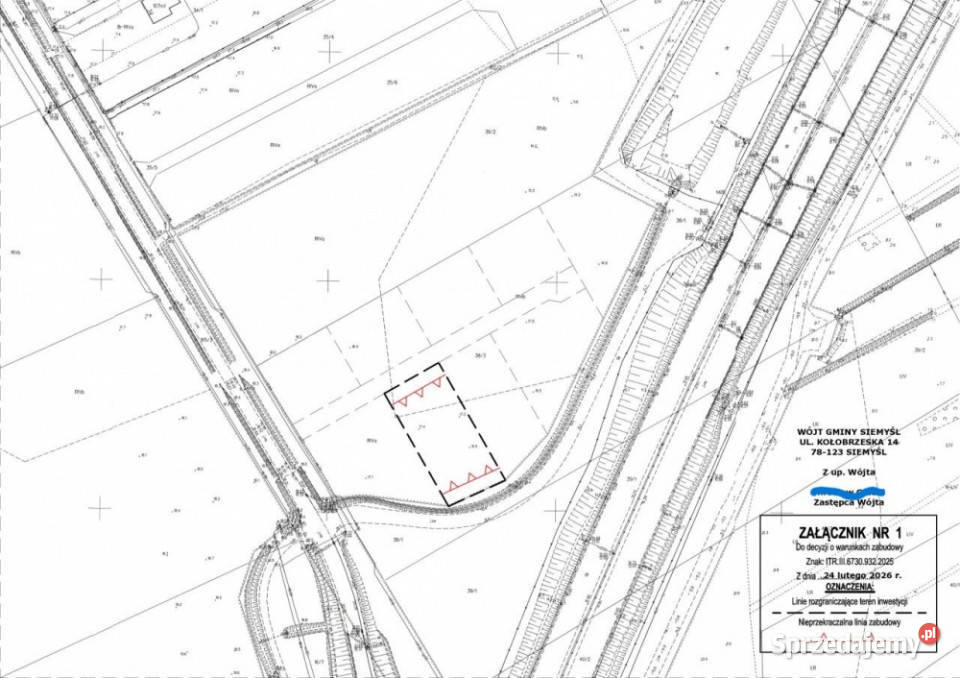 Działki budowlane 1070m do 1750m2 w pobliżu 1070m2 Niemierze