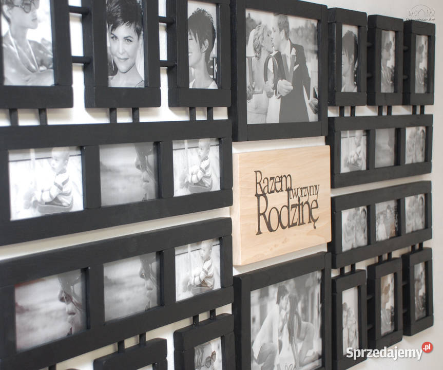 Galeria Ścienna drewniane ramki Na zdjęcia Kraków