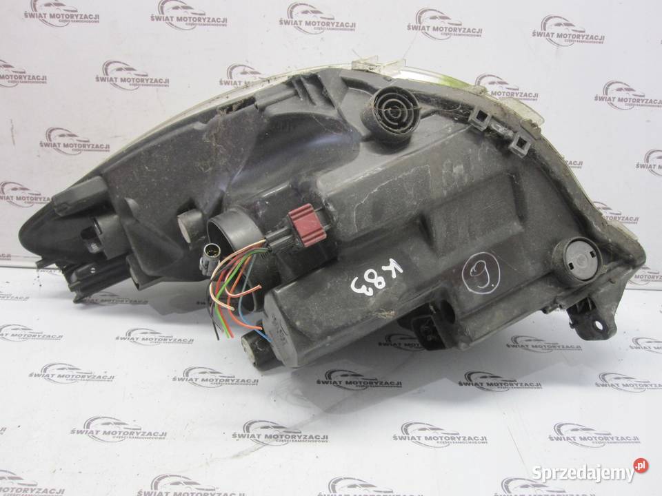 OPEL AGILA B 09r lampa prawa przód 3510052K10