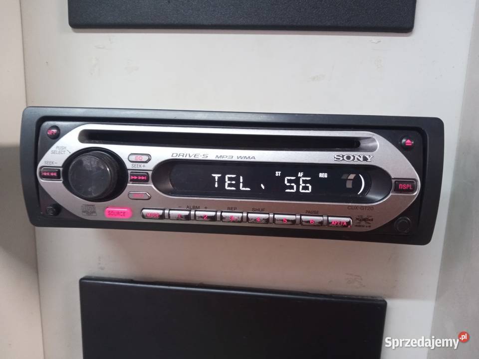 SONY CDXGT20 CD MP3 AUX Radio samochodowe czysty