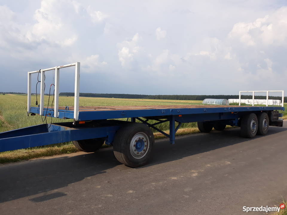 Naczepa Trailor do balotów 12m na resorach Chwaliszew