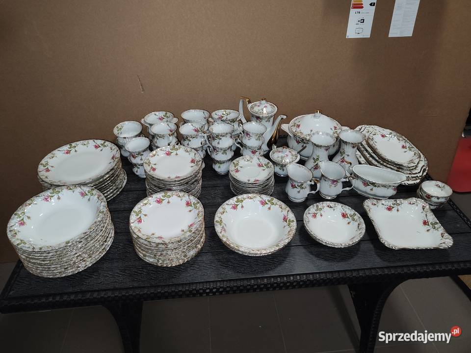 Zestaw kawowo obiadowy Iwona 120 elementów Aleksandrów Łódzki