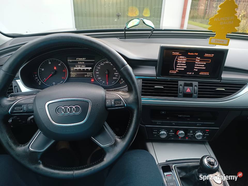 Audi A6 C7 Kombi 20 TDI Bezwypadkowa skrzynia szary warmińsko-mazurskie Pasłęk