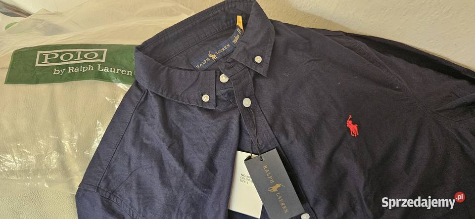 Koszula Ralph Lauren L nowa z metkami granatowa Rozmiar L Warszawa