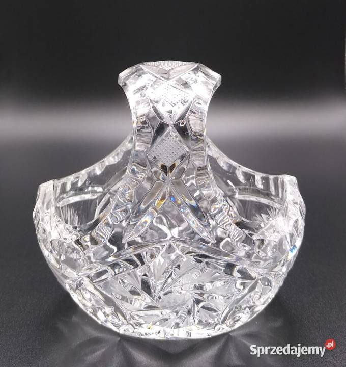 Vintage kryształowy koszyczek 2 Gdańsk