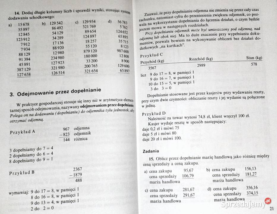 Arytmetyka gospodarcza Iza Sobocińska Chełm