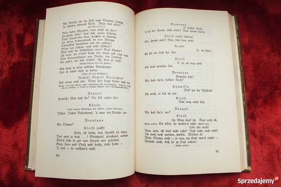 Stara niemiecka powieść Stein z 1925 roku lubuskie Żary