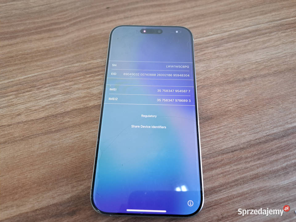 iPhone 16 Pro 256 GB Natural Titanium A18 Pro Warszawa