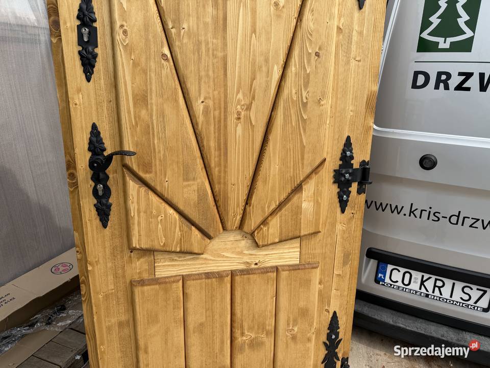 Drzwi zewnętrzne drewniane ręki Góralskie dolnośląskie Wrocław