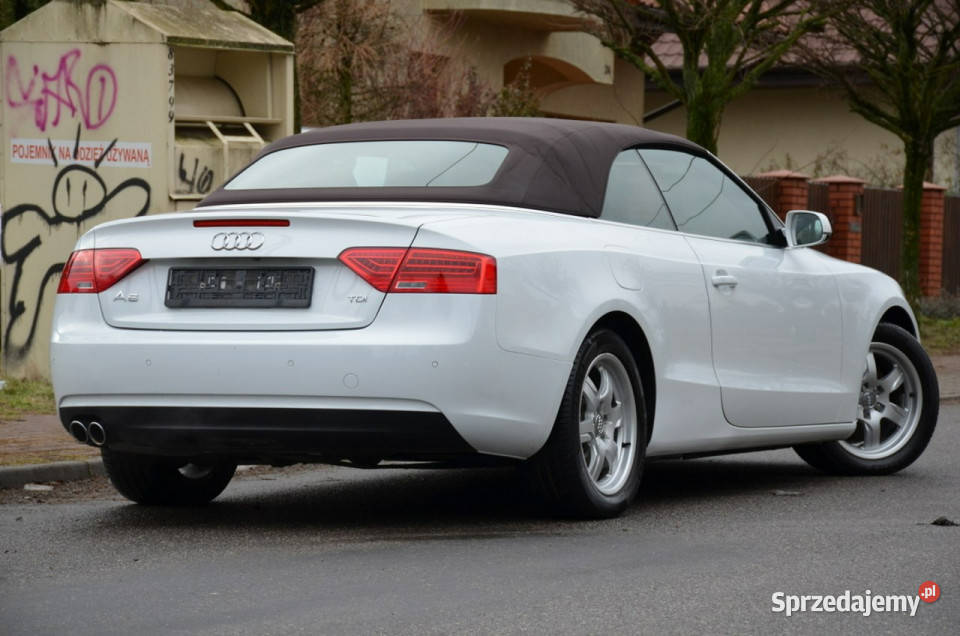Audi A5 Cabrio Zarejestrowane 20TDI 190 Serwis Kabriolet Kutno